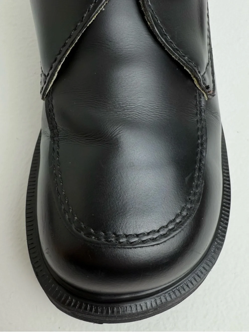 Vintage Dr. Martens England Black Heel Buckle Leather Mary Janes Oxfords UK 5 - Picture 8 of 16